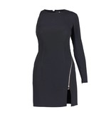 Elisabetta Franchi One-shoulder mini dress black