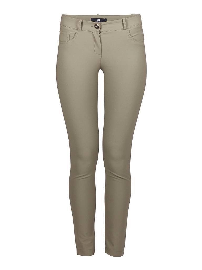 Elisabetta Franchi 5 Pocket-Hosen Armee grün