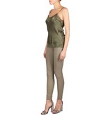 Elisabetta Franchi 5 Pocket broek legergroen