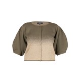 Elisabetta Franchi Knitted cardigan legergroen