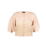Elisabetta Franchi Knitted cardigan nude