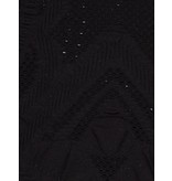 Elisabetta Franchi Open-weave crop top zwart