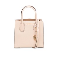 Michael Kors Mercer medium messenger handtas nude