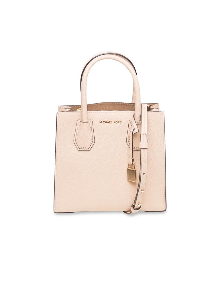 Michael Kors Mercer medium messenger handtas nude