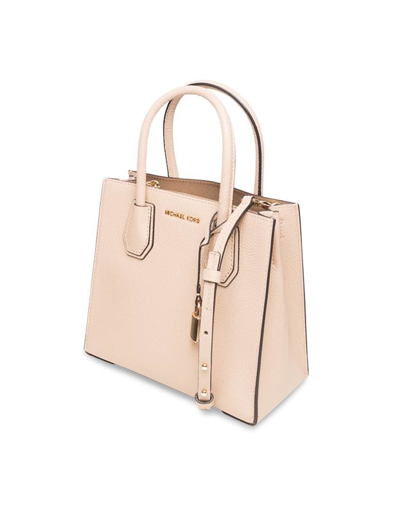 Michael Kors Mercer medium messenger handtas nude