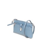 Michael Kors Mercer crossbody tas blauw-zilver