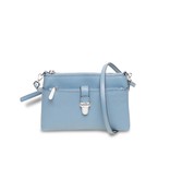 Michael Kors Mercer crossbody tas blauw-zilver
