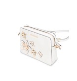 Michael Kors Flower pouches schoudertas wit