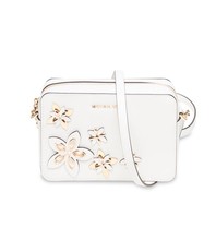 Michael Kors Flower pouches schoudertas wit
