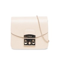 Furla Metropolis Mini Umhängetasche beige