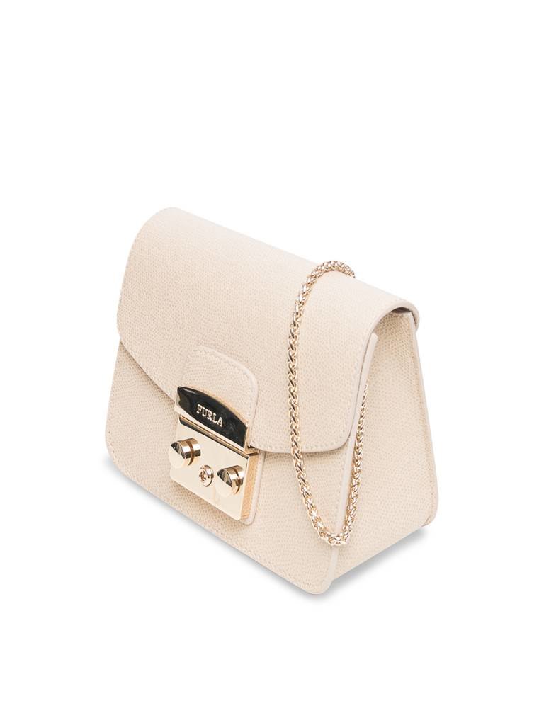 Furla Metropolis Mini Umhängetasche beige