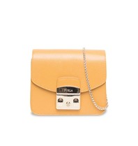 Furla Metropolis crossbody bag okergeel