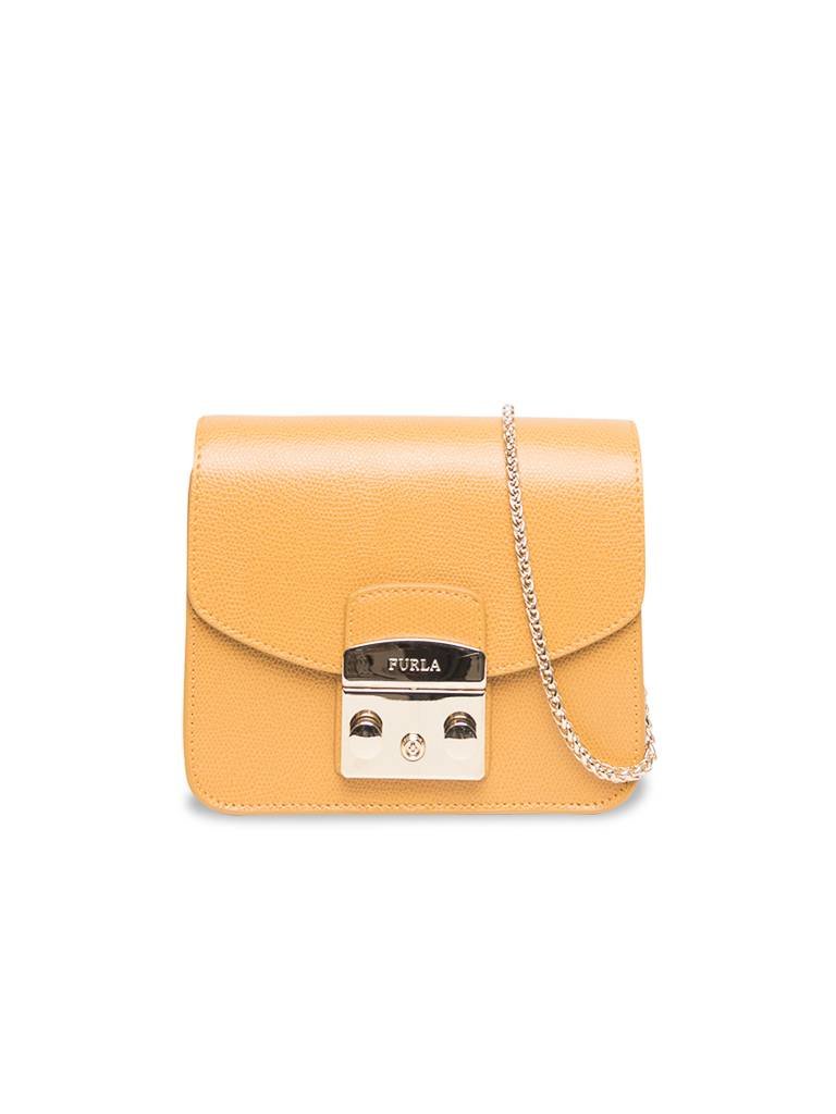 Furla Metropolis Umhängetasche Ockergelb