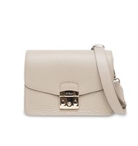 Furla Metropolis schoudertas donker beige