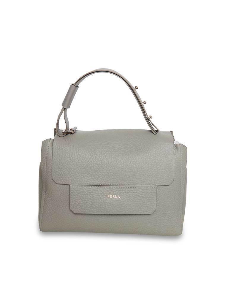 Furla Capriccio top handle handtas donker beige