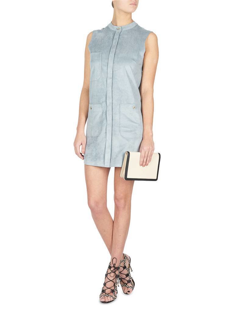 Áeron Korte a-lijn jurk grijs