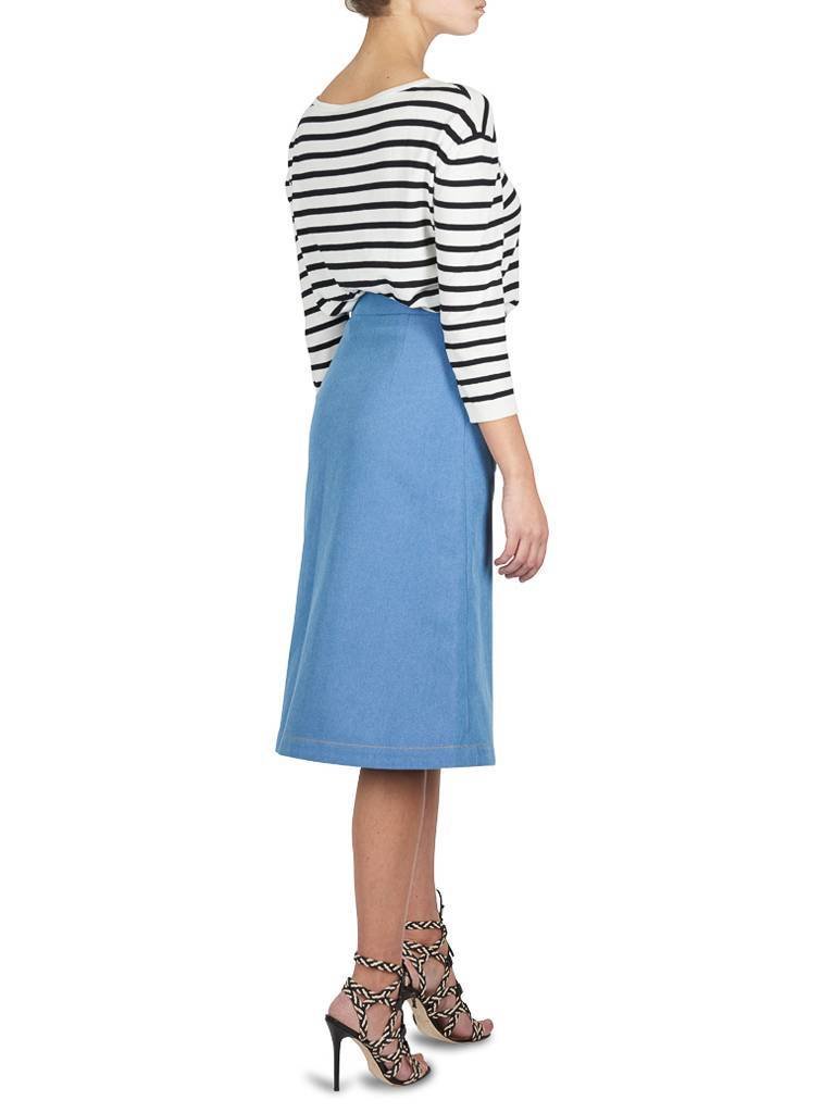 Áeron A-lijn jurk blauw