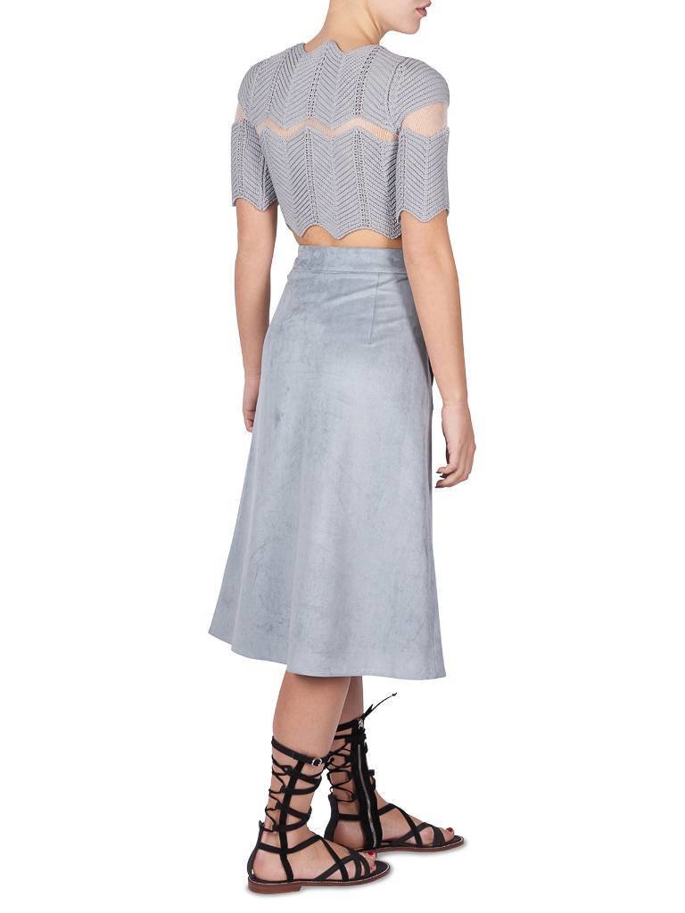 Áeron A-line skirt grey