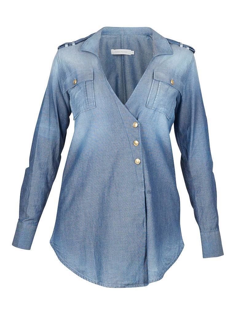 Pierre Balmain Spijkerblouse lichtblauw