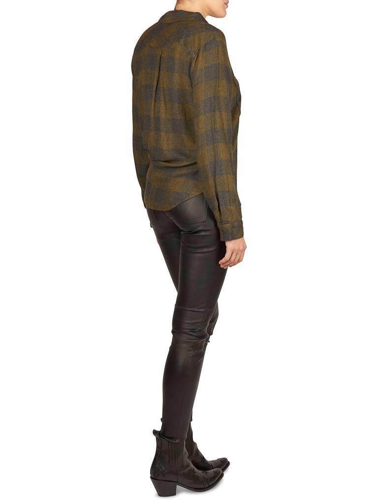 SET Leren broek zwart