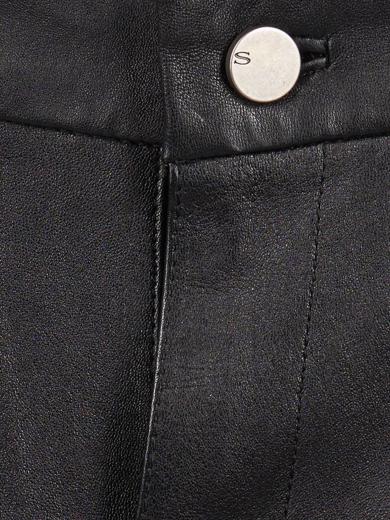SET Leather pants black