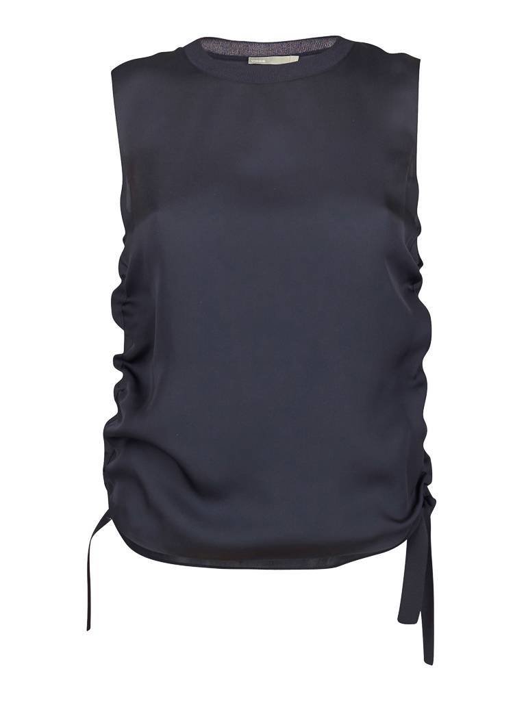 Vince Mouwloze top donkerblauw