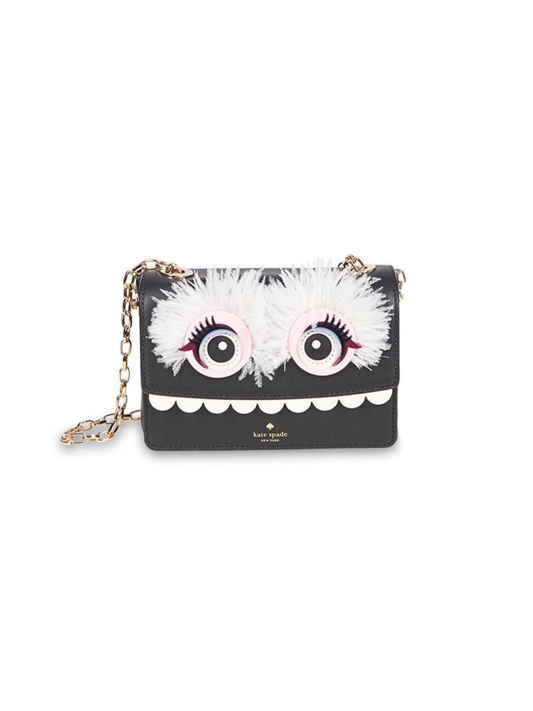 Kate Spade Imagination monster schoudertas zwart