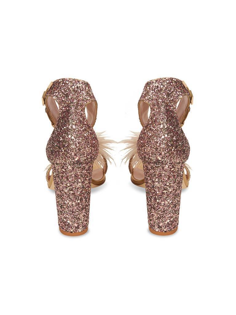 Kate Spade Ilona Sandalen Rose Gold Glitter