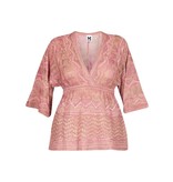 M Missoni V-hals pullover roze