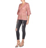 M Missoni V-Neck-Pullover rosa