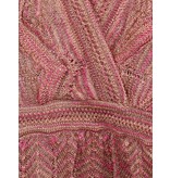 M Missoni V-Neck-Pullover rosa