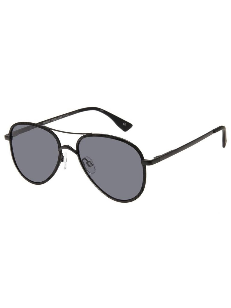 Le Specs Luxe Empire Sonnenbrille mattschwarz