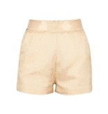 Elisabetta Franchi Shorts with beads gold