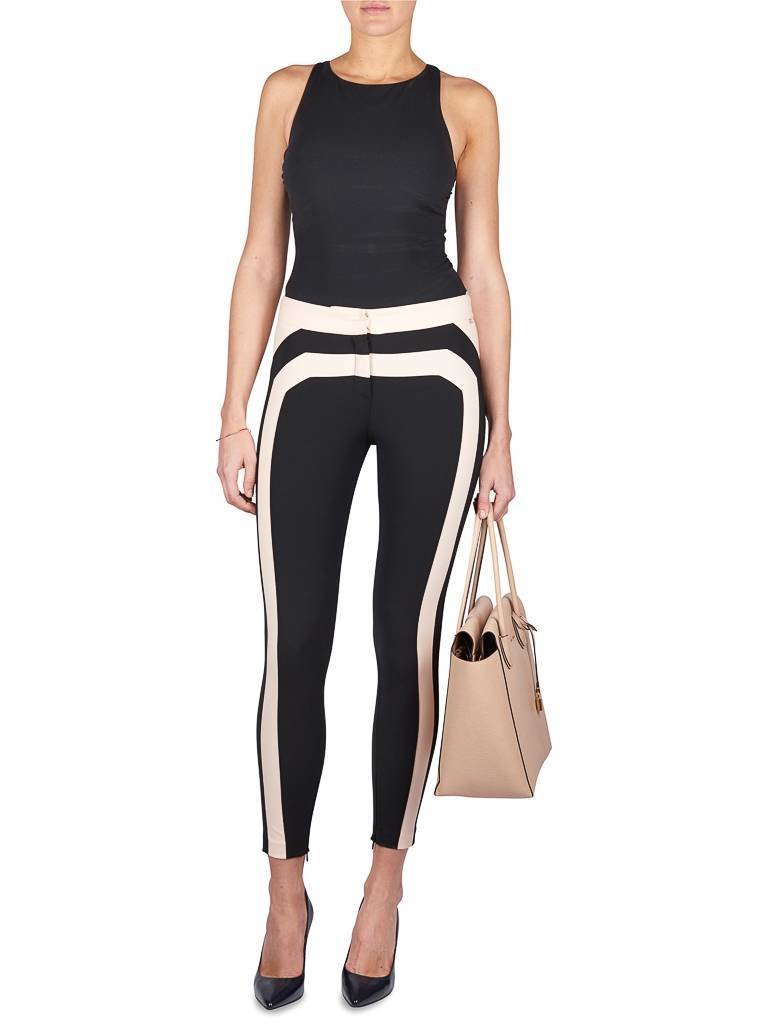 Elisabetta Franchi Broek met roze details