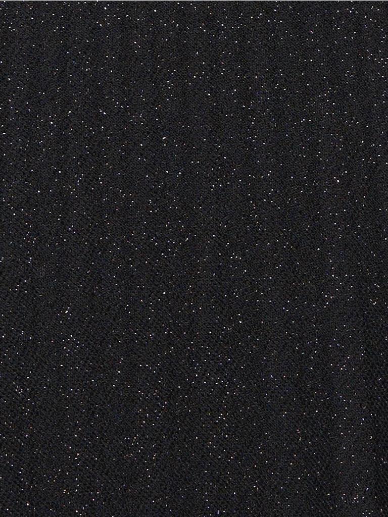 Elisabetta Franchi Lurex pleated skirt black