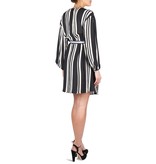 Elisabetta Franchi Three-colour dress with belt black