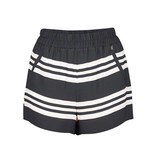 Elisabetta Franchi Striped shorts schwarz