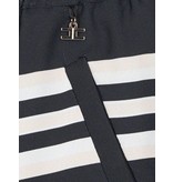 Elisabetta Franchi Gestreepte shorts zwart