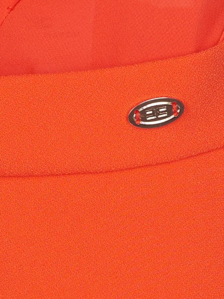 Elisabetta Franchi Mini dress with ruffles red