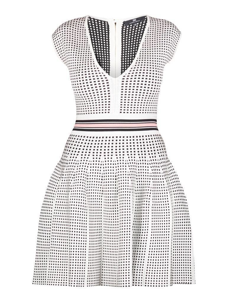 Elisabetta Franchi V-neck dress white