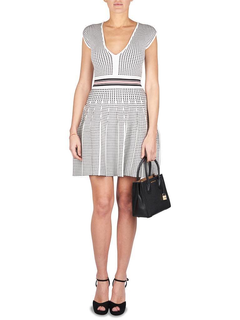 Elisabetta Franchi V-neck dress white