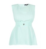 Elisabetta Franchi Top with open back mint