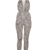 Elisabetta Franchi Animalier jumpsuit leopard