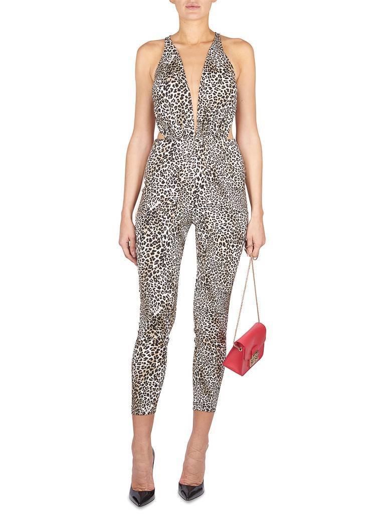 Elisabetta Franchi Animalier jumpsuit leopard