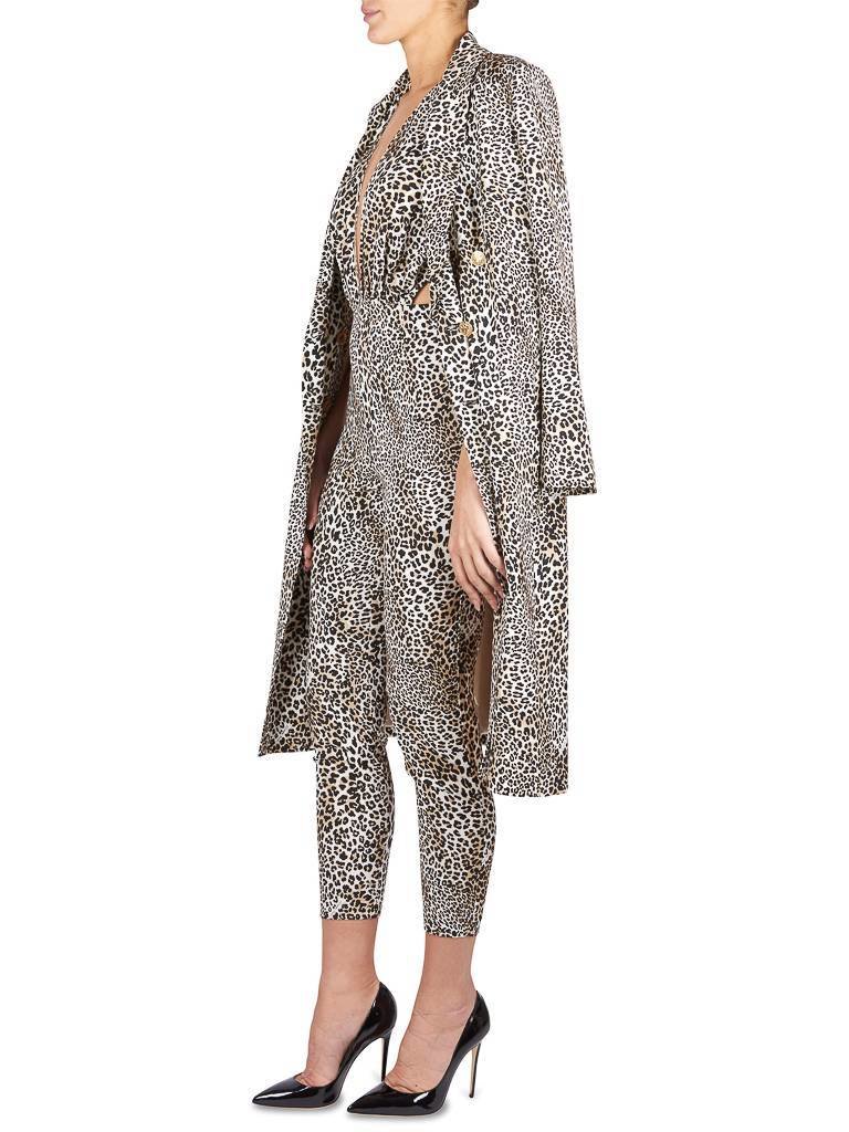 Elisabetta Franchi Animalier coat leopard