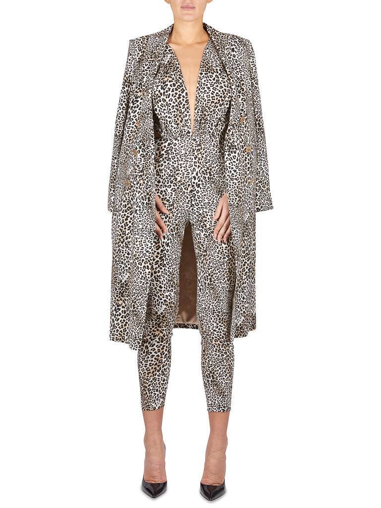Elisabetta Franchi Animalier Mantel Leopardenmuster