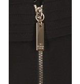 Elisabetta Franchi Hosen mit Falten Detail schwarz