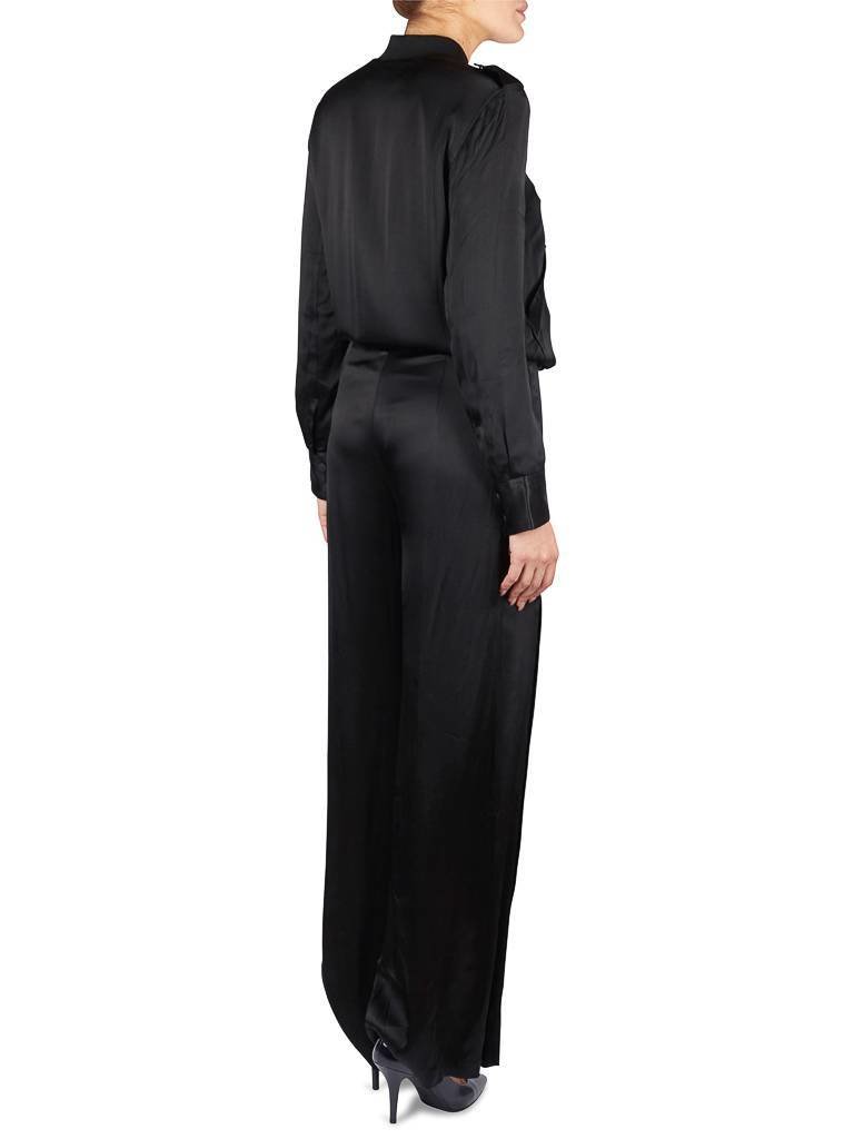 Kendall + Kylie Bomber jumpsuit black