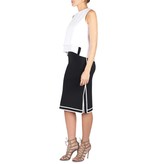 Kendall + Kylie Sports border midi rok zwart