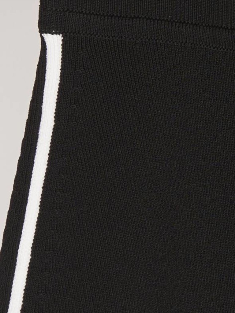 Kendall + Kylie Sports border midi rok zwart